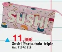 DRIM Sushi Porta-todo triple oferta