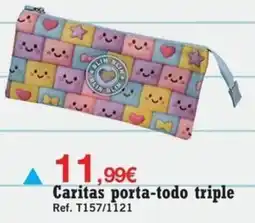 DRIM Caritas porta-todo triple oferta