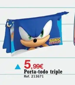 DRIM Sonic Porta-todo triple oferta