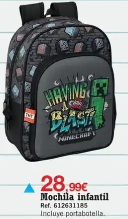 DRIM Minecraft mochila infantil oferta