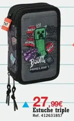 DRIM Minecraft Estuche triple oferta