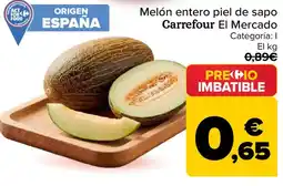 Carrefour Carrefour El Mercado melón entero piel de sapo oferta