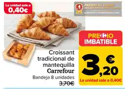 Carrefour Carrefour croissant tradicional de mantequilla oferta