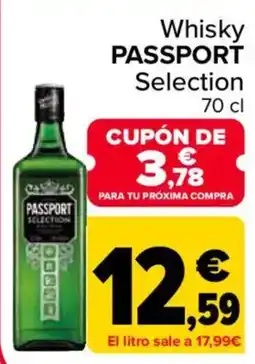 Carrefour Whisky Passport Selection oferta