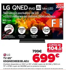 Carrefour LG TV 65" 65QNED8EB3B.AEU oferta