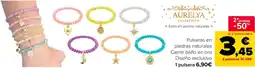 Carrefour Aurelya Collection Pulseras en piedras naturales oferta