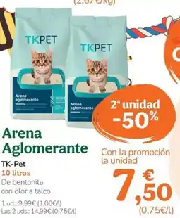 TiendAnimal TK-PET Arena aglomerante oferta