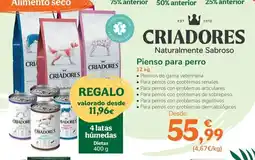 TiendAnimal CRIADORES Pienso para perro oferta