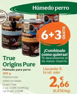 TiendAnimal TRUE ORIGINS PURE Húmedo para perro oferta