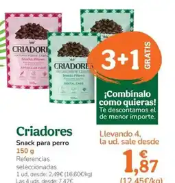 TiendAnimal CRIADORES Snack para perro oferta