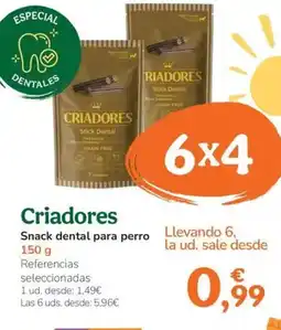 TiendAnimal CRIADORES Snack dental para perro oferta