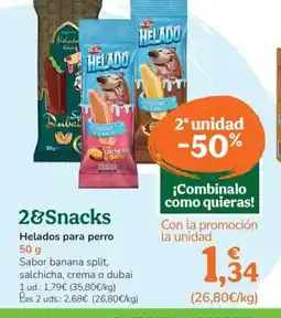 TiendAnimal 2& SNACKS Helados para perro oferta