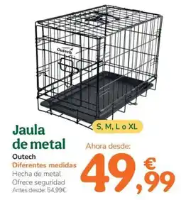 TiendAnimal OUTECH Jaula de metal oferta