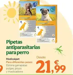 TiendAnimal MEDICALPET Pipetas antiparasitarias para perro oferta