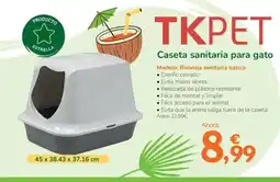 TiendAnimal Caseta sanitaria para gato oferta