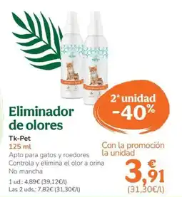 TiendAnimal TK-PET Eliminador de olores oferta