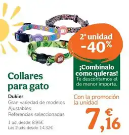 TiendAnimal DUKIER Collares para gato oferta