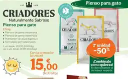 TiendAnimal CRIADORES Pienso para gato oferta