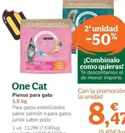 TiendAnimal ONE CAT Pienso para gato oferta