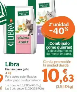 TiendAnimal LIBRA Pienso para gato oferta