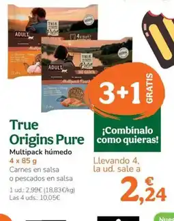 TiendAnimal TRUE ORIGINS PURE Multipack húmedo oferta