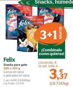 TiendAnimal FELIX Snacks para gato oferta