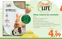 TiendAnimal SMALL LIFE Heno natural de montaña oferta