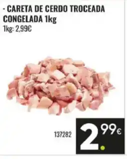 Family Cash Careta de cerdo troceada congelada oferta