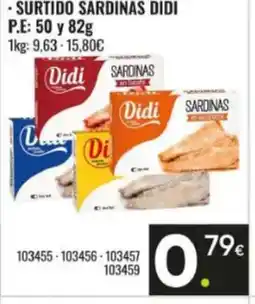 Family Cash DIDI Surtido sardinas oferta
