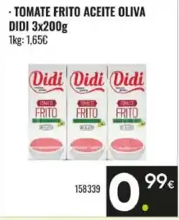 Family Cash DIDI Tomate frito aceite oliva oferta