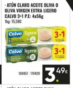 Family Cash CALVO Atún claro aceite oliva o oliva virgen extra ligero oferta