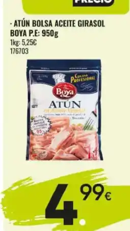 Family Cash BOYA Atún bolsa aceite girasol oferta