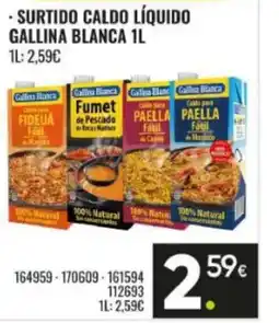 Family Cash GALLINA BLANCA Surtido caldo líquido oferta