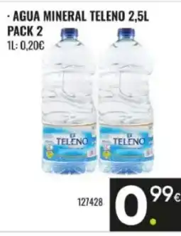 Family Cash TELENO Agua mineral oferta