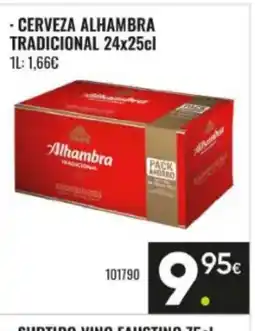 Family Cash Cerveza alhambra tradicional oferta