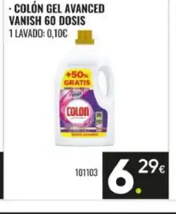 Family Cash COLÓN gel avanced vanish 60 dosis oferta