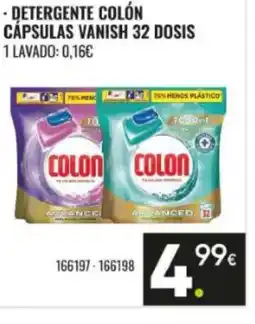 Family Cash COLÓN Detergente cápsulas vanish 32 dosis oferta
