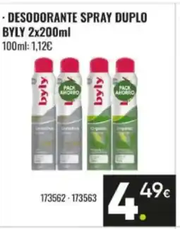 Family Cash BYLY Desodorante spray duplo oferta