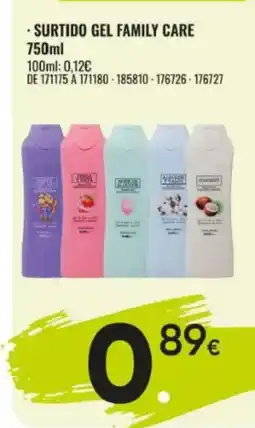 Family Cash Surtido gel family care oferta