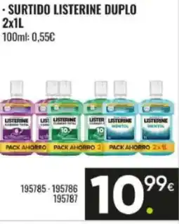Family Cash LISTERINE Surtido duplo oferta