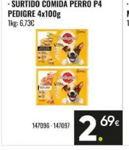 Family Cash PEDIGREE Surtido comida perro p4 oferta