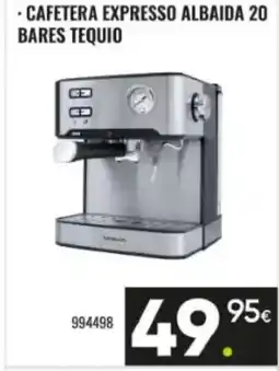 Family Cash Cafetera expresso albaida bares tequio oferta