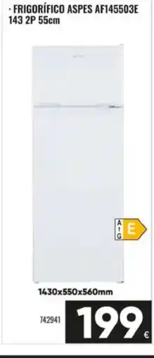 Family Cash Frigorífico aspes af145503e oferta