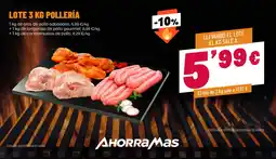 AhorraMas Ahorràmas lote 3 kg pollería oferta