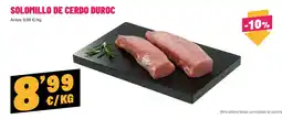 AhorraMas Solomillo de cerdo duroc oferta