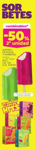 La Sirena Surtido de polos y sorbetes oferta