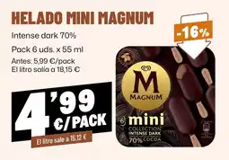 AhorraMas magnum helado mini magnum oferta