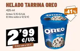 AhorraMas Oreo helado tarrina oferta
