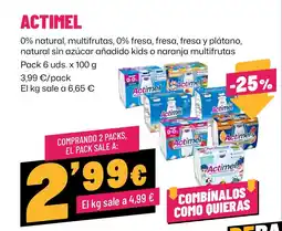 AhorraMas Actimel oferta