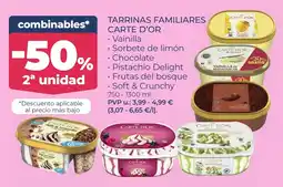 La Sirena carte d'or tarrinas familiares oferta